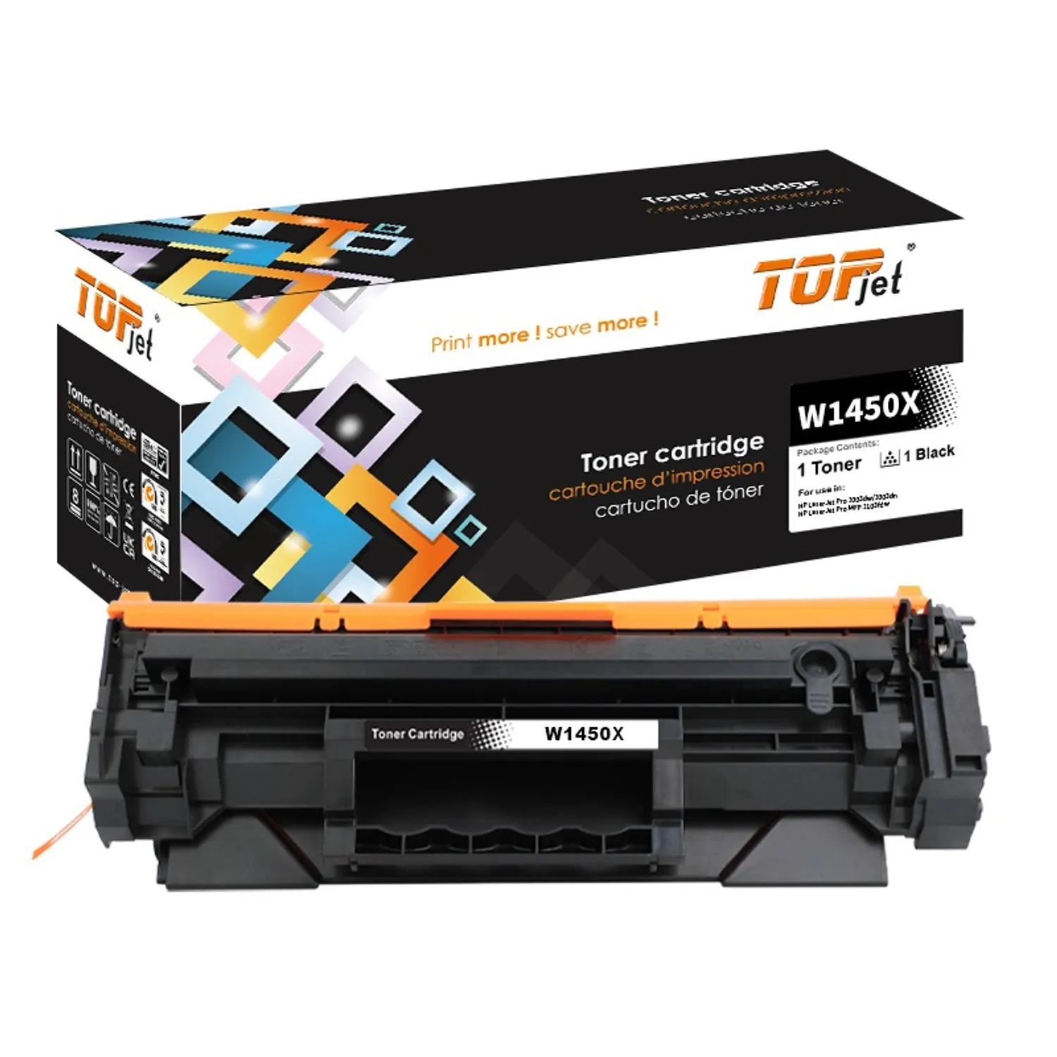 TONER COMPATIBLE HP 145X W1450X NEGRO - 1