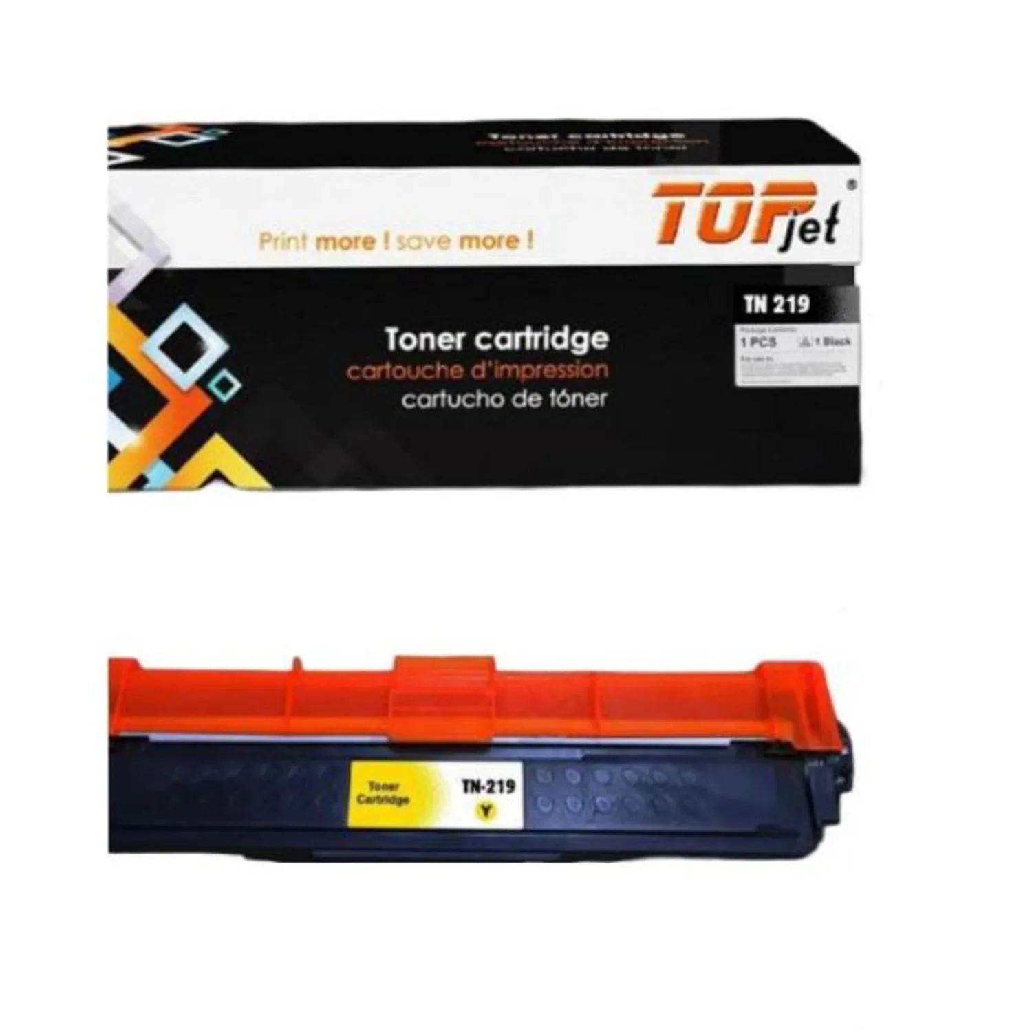 TONER  COMPATIBLE TN-219 YELLOW PARA BROTHER - 2