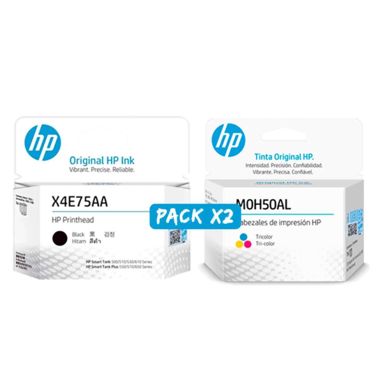 PACK CABEZALES HP PARA SMART TANK 580 (M0H50AL-X4E75AL) - 2
