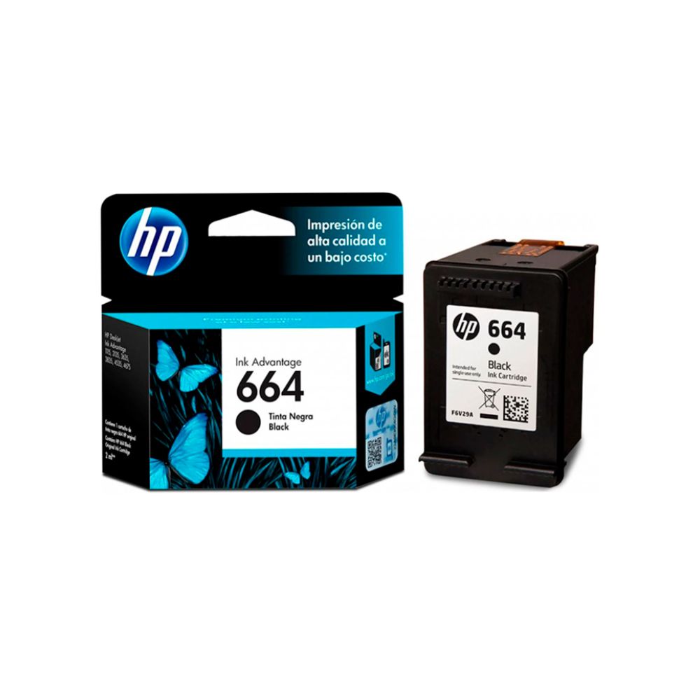 TINTA HP 664 NEGRO F6V29AL 120 PAGINAS - 2