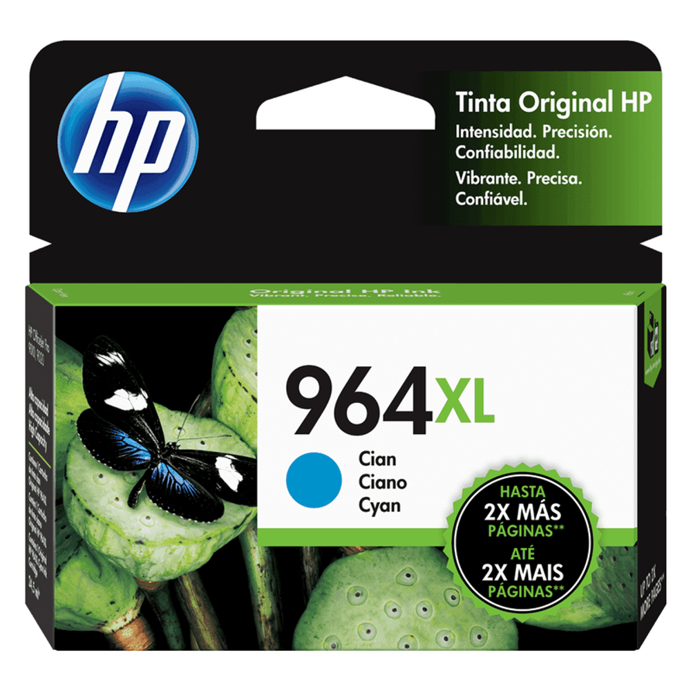 TINTA HP 964XL CYAN 3JA54AL (OJP 9010) 1,600 PGS - 2
