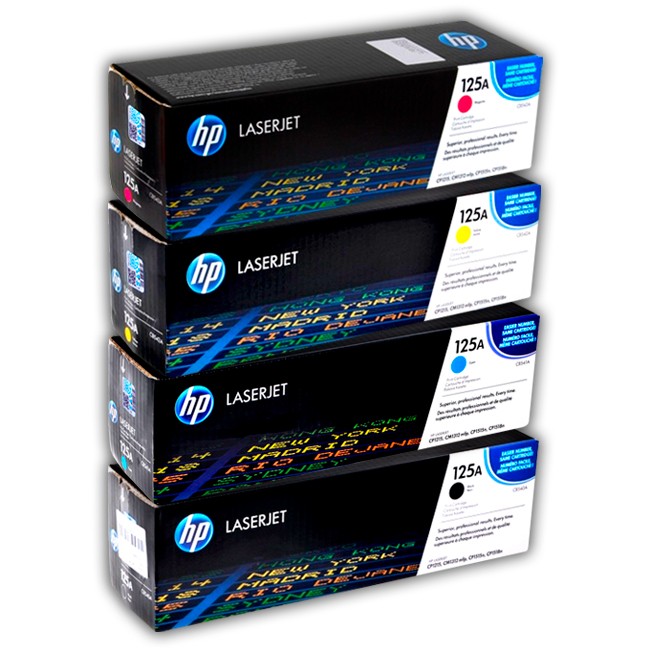 TONER HP 125A PACK COMPLETO 4 COLORES - 1