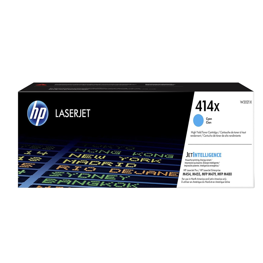 TONER HP 414X W2021X L.J. M454 CYAN 6,000 PGS - 1