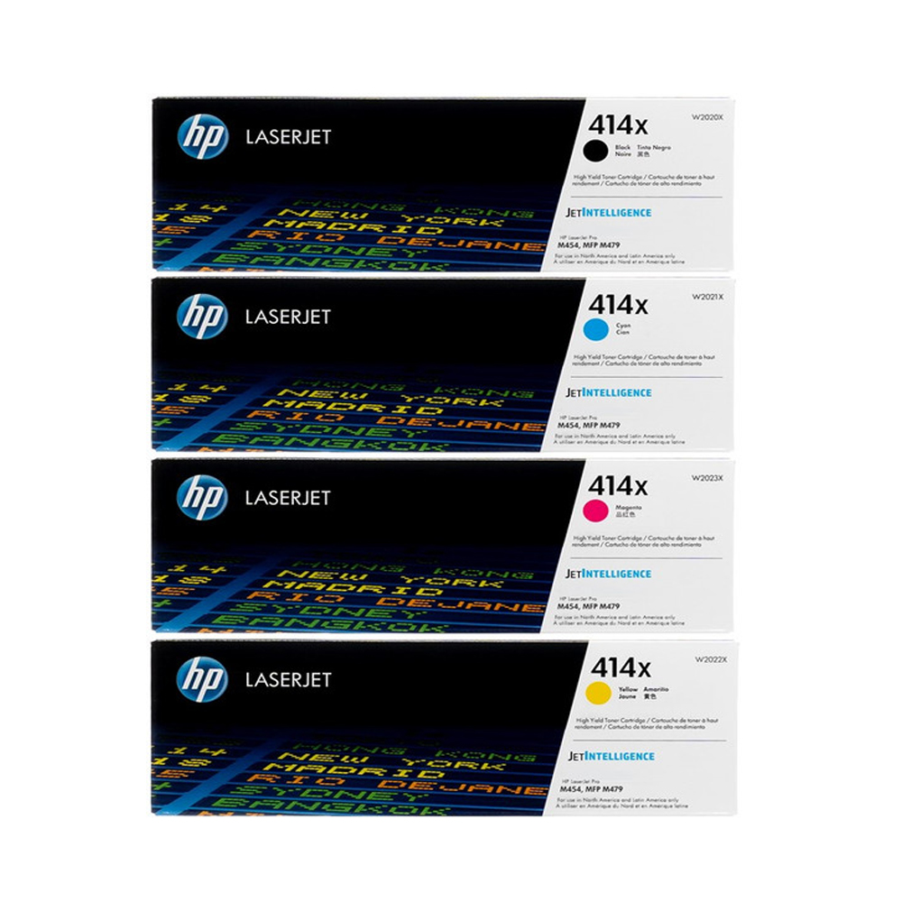 TONER HP 414X PACK COMPLETO 4 COLORES - 1
