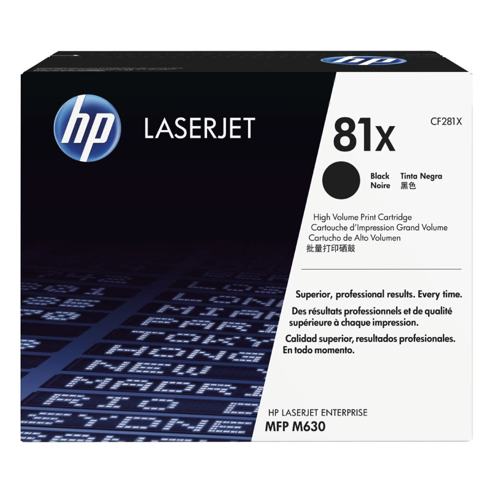 TONER HP 81X CF281X MFP M630/M604N NEGRO 25K PAG. - 1