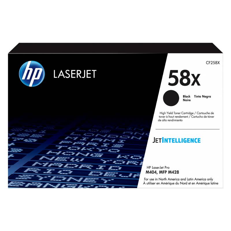 TONER HP 58X CF258X L.J.P M404 NEGRO - 1