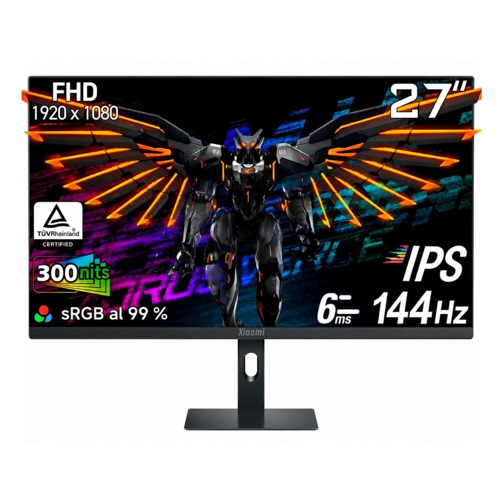 MONITOR XIAOMI A27I 2026 FULL HD 1920 X 1080, IPS, 144HZ, 6MS 300NITS - 1