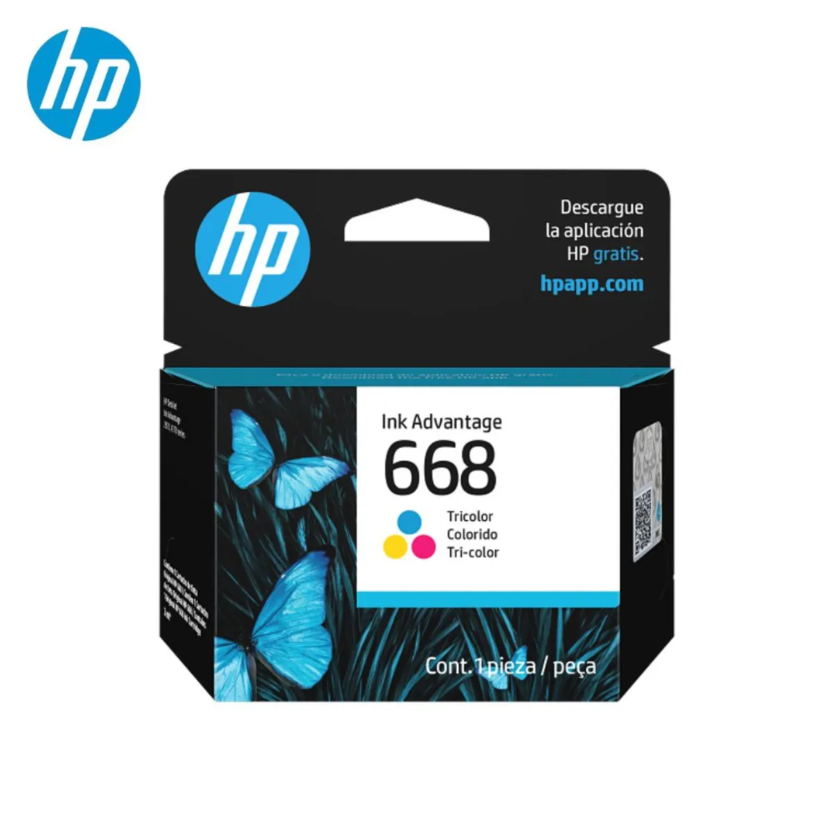 TINTA HP 668 TRICOLOR 7FP36VL DJ 2975, 4375 - 1