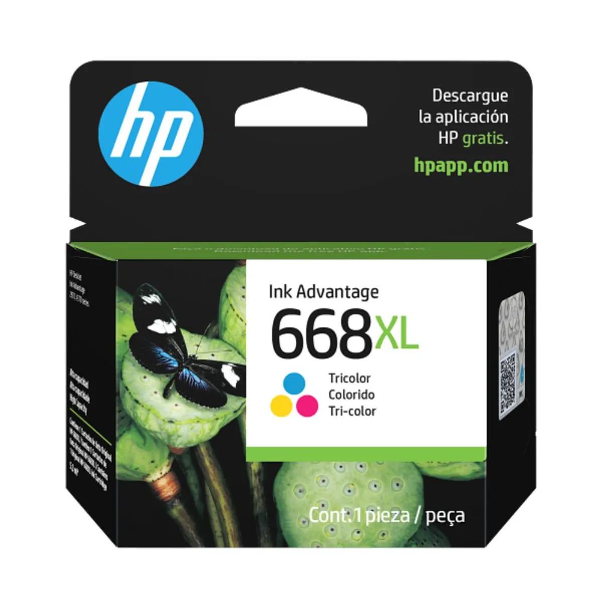 CARTUCHO DE TINTA HP 668XL 7FP38VL TRICOLOR DJ 2975 4375 - 2