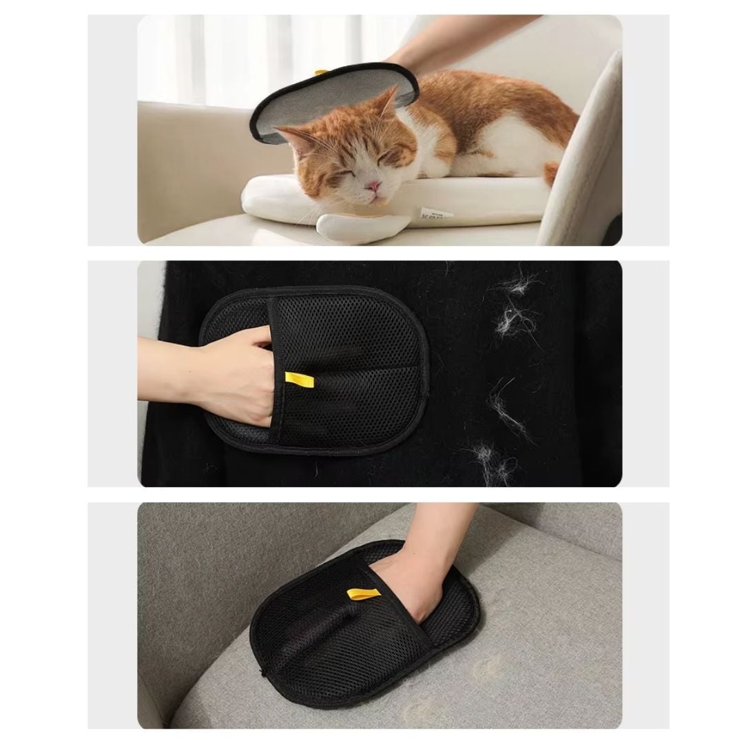 GUANTE QUITA PELOS DE MASCOTAS Y MUEBLES - 4
