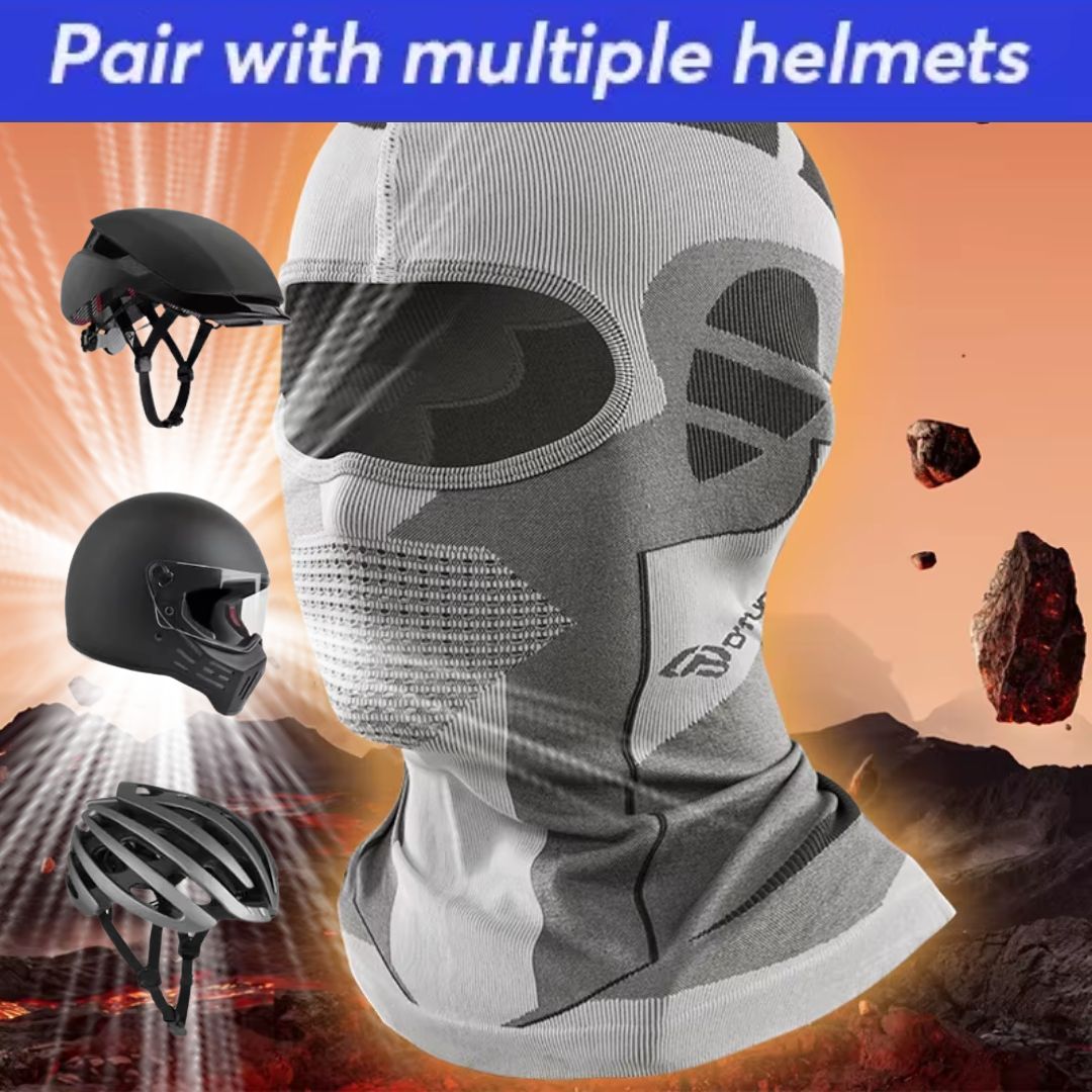 BALACLAVA TÉRMICA DEPORTIVA Y MOTOCICLISTA - GRIS - 4