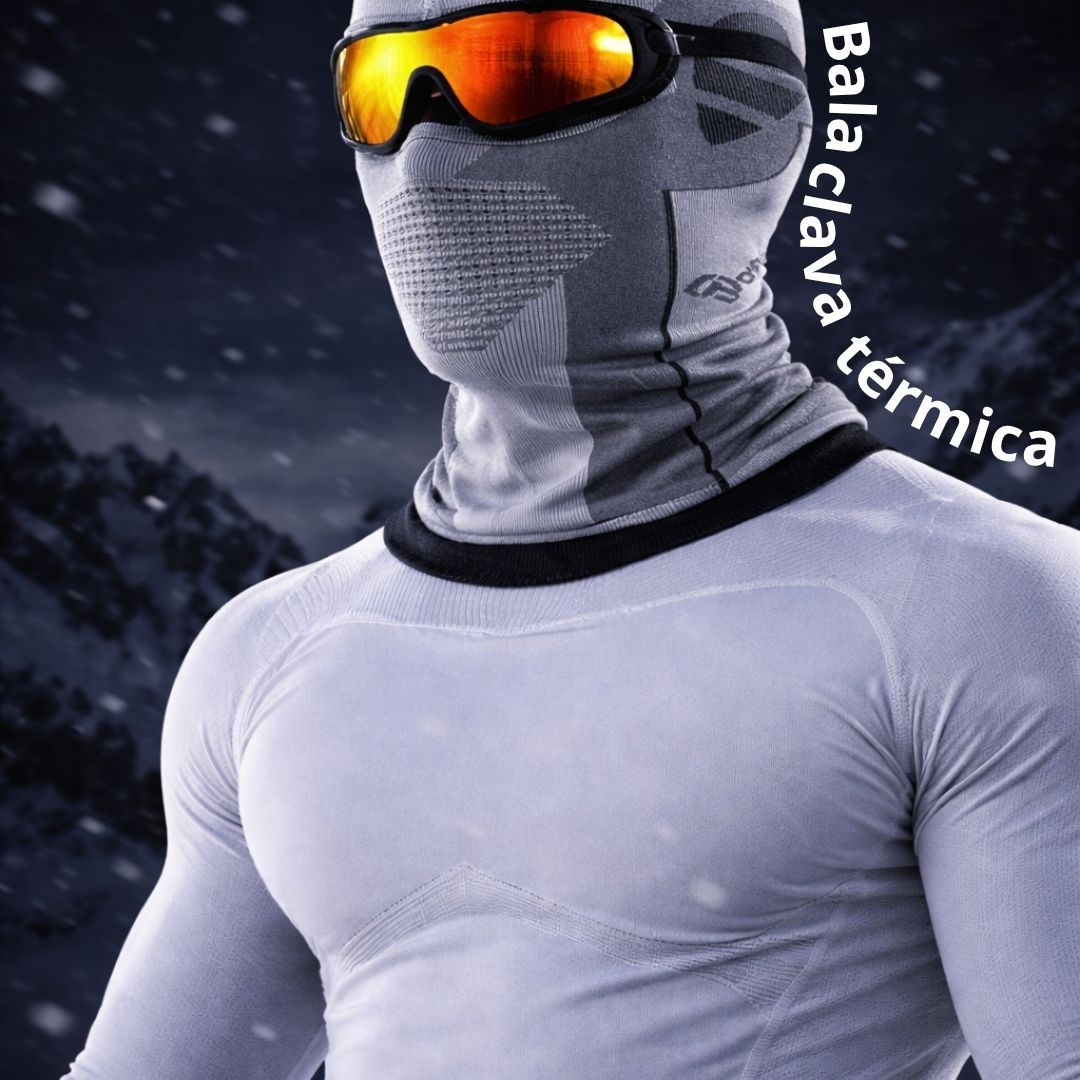 BALACLAVA TÉRMICA DEPORTIVA Y MOTOCICLISTA - GRIS - 5