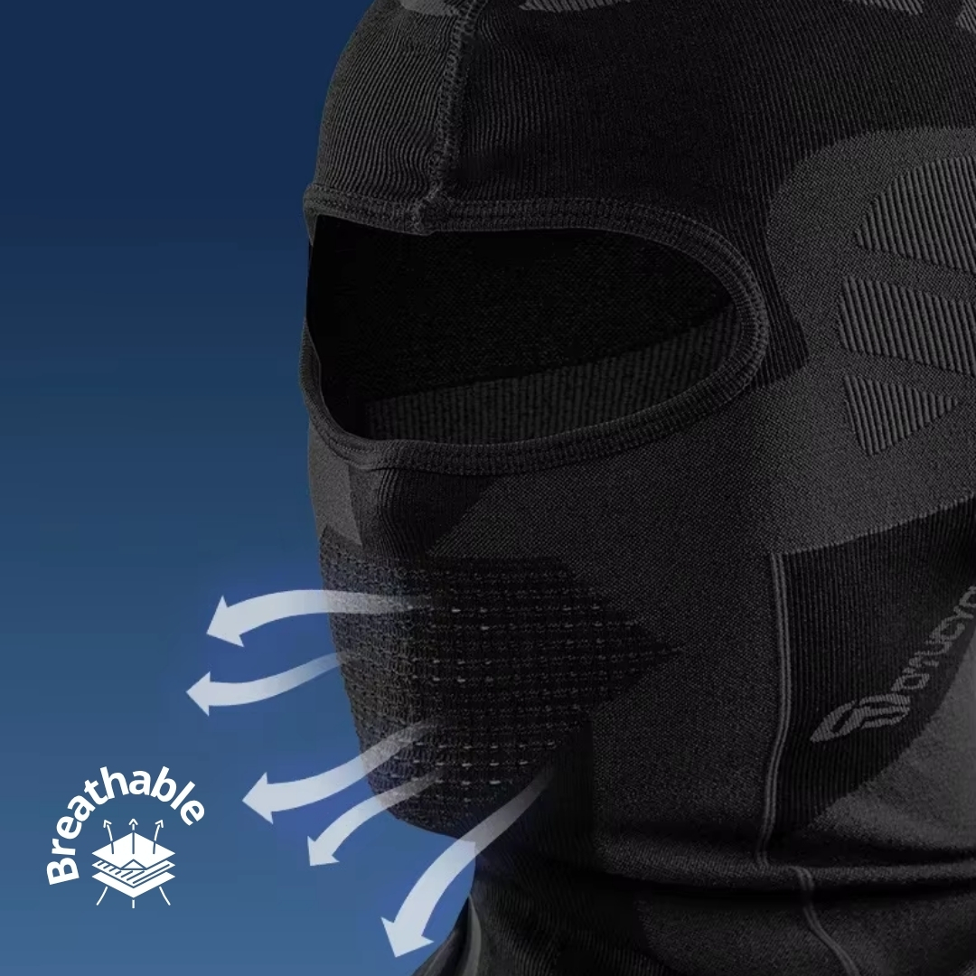 BALACLAVA TERMICA DEPORTE MOTOCICLISMO - NEGRO - 6