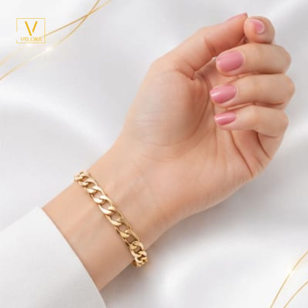PULSERA MUJER MODELO LEGADO CON ENCHAPE DE ORO 18K - 3