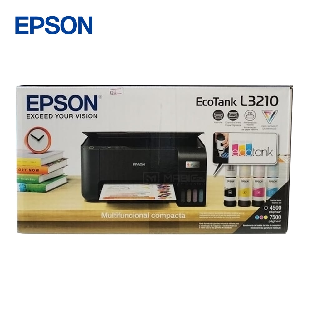 IMPRESORA MULTIFUNCIONAL EPSON L3210 USB 2.0 - 3