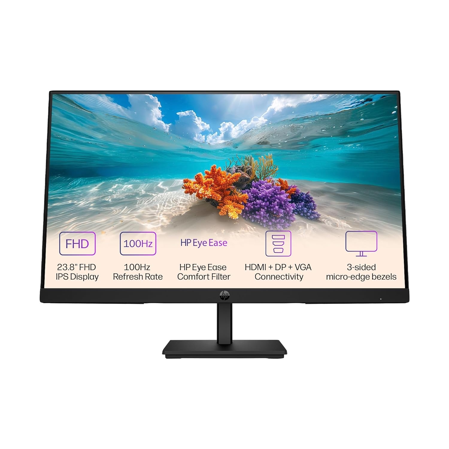 MONITOR HP SERIES 3 PRO 324PF, 24' WLED IPS, 100HZ, 5MS - 2
