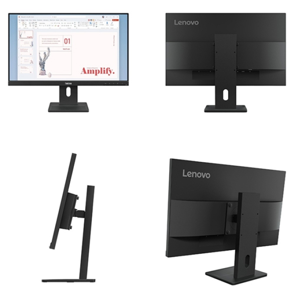 MONITOR LENOVO THINKVISION E24-40, 24' WLED IPS, 100HZ, 4MS, PIVOTE, PARLANTE - 5