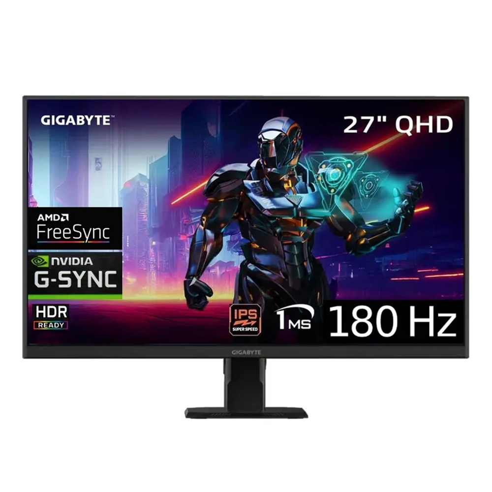 MONITOR GIGABYTE GAMING GS27QA, 27' QHD IPS 2K, 180HZ, 1MS - 2