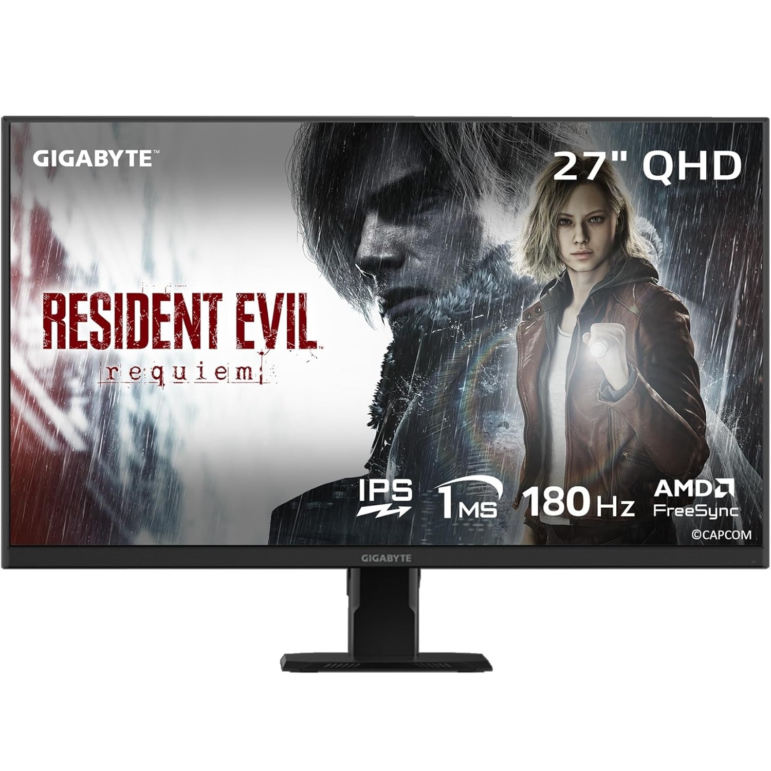 MONITOR GIGABYTE GAMING GS27QA, 27' QHD IPS 2K, 180HZ, 1MS - 3
