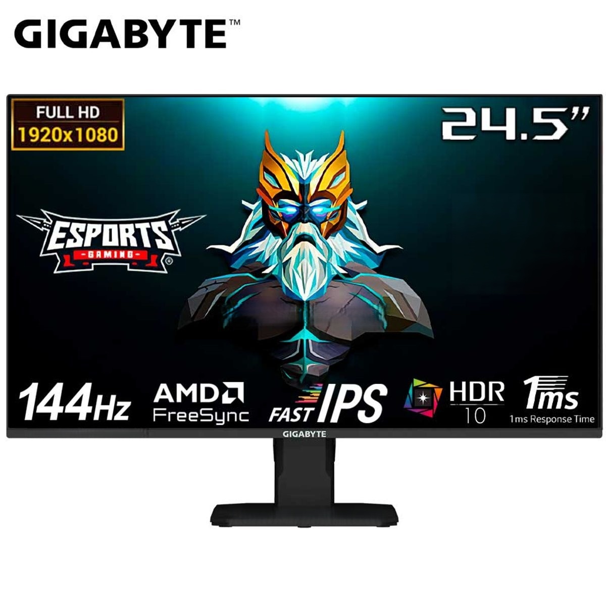 MONITOR GIGABYTE GAMING GS25F14, 25' FHD IPS, 144HZ, 1MS - 1