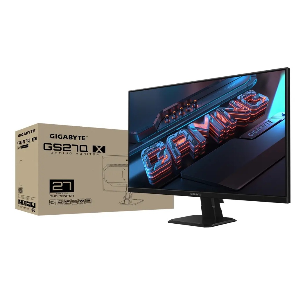 MONITOR GIGABYTE GAMING GS27QX, 27' QHD IPS 2K, 240HZ, 1MS - 5