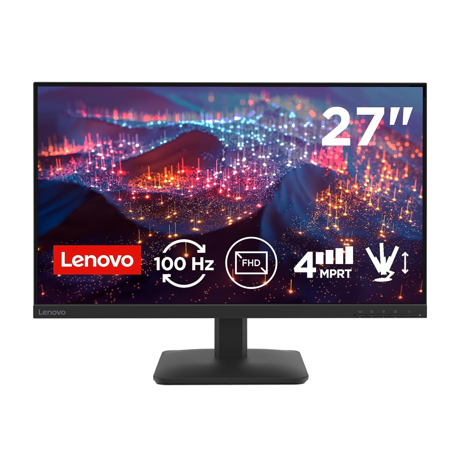 MONITOR LENOVO L27-4E, 27' WLED FHD IPS, 100HZ, 4MS - 1