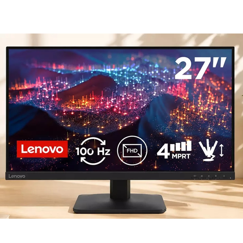 MONITOR LENOVO L27-4E, 27' WLED FHD IPS, 100HZ, 4MS - 2