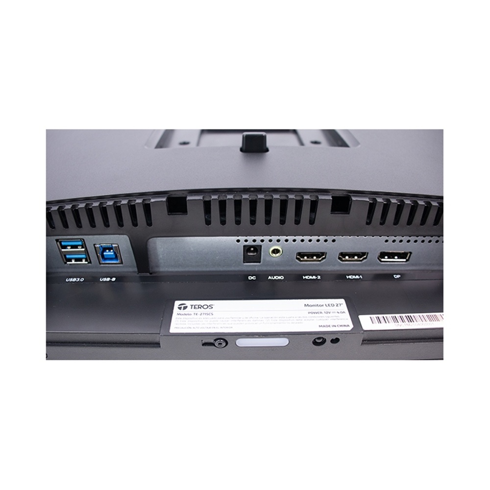 MONITOR TEROS CORPORATIVO TE-2715CS, 27' QHD IPS 2K, 100HZ, 1MS, PIVOTE, CÁMARA WEB, PARLANTE - 5