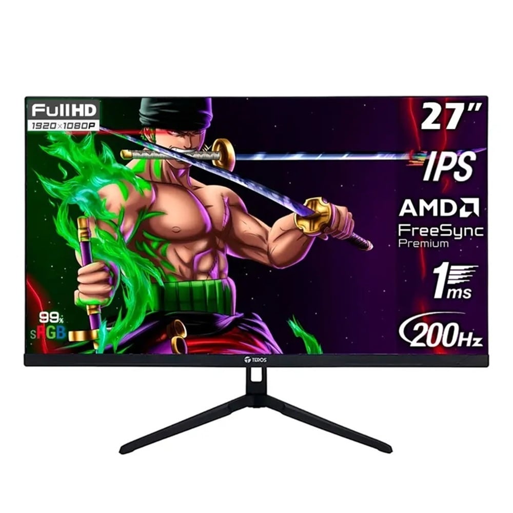 MONITOR TEROS GAMING TE-2786G, 27' FHD IPS, 200HZ, 1MS - 1