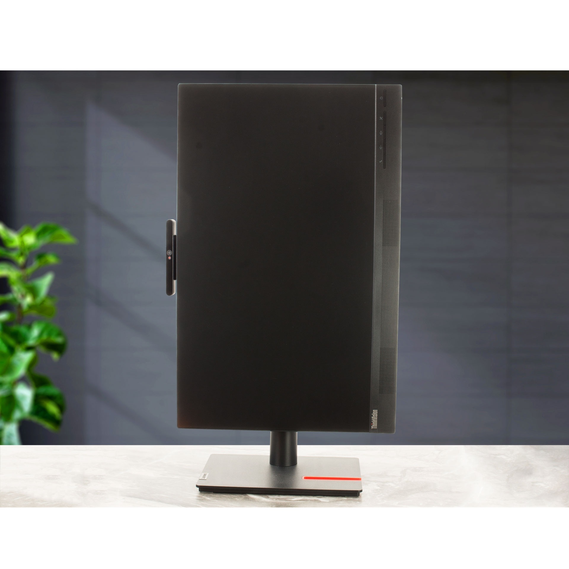 MONITOR LENOVO THINKVISION T24V-30, 24' WLED IPS, 75HZ, 6MS, PIVOTE, CÁMARA WEB, PARLANTE - 5