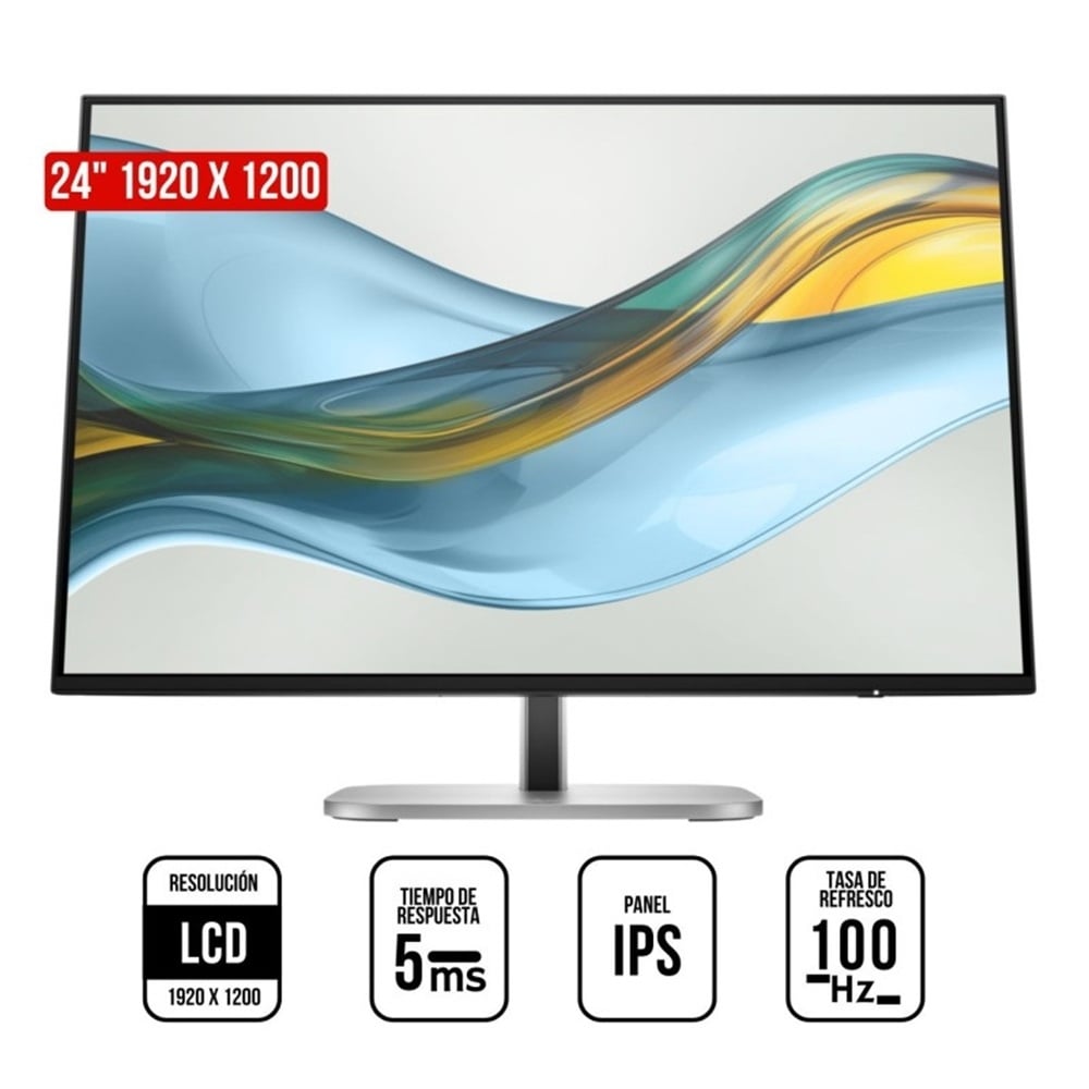 MONITOR HP SERIE 5 PRO 524PN, 24' WUXGA FHD, 100HZ, 5MS, PIVOTE - 1