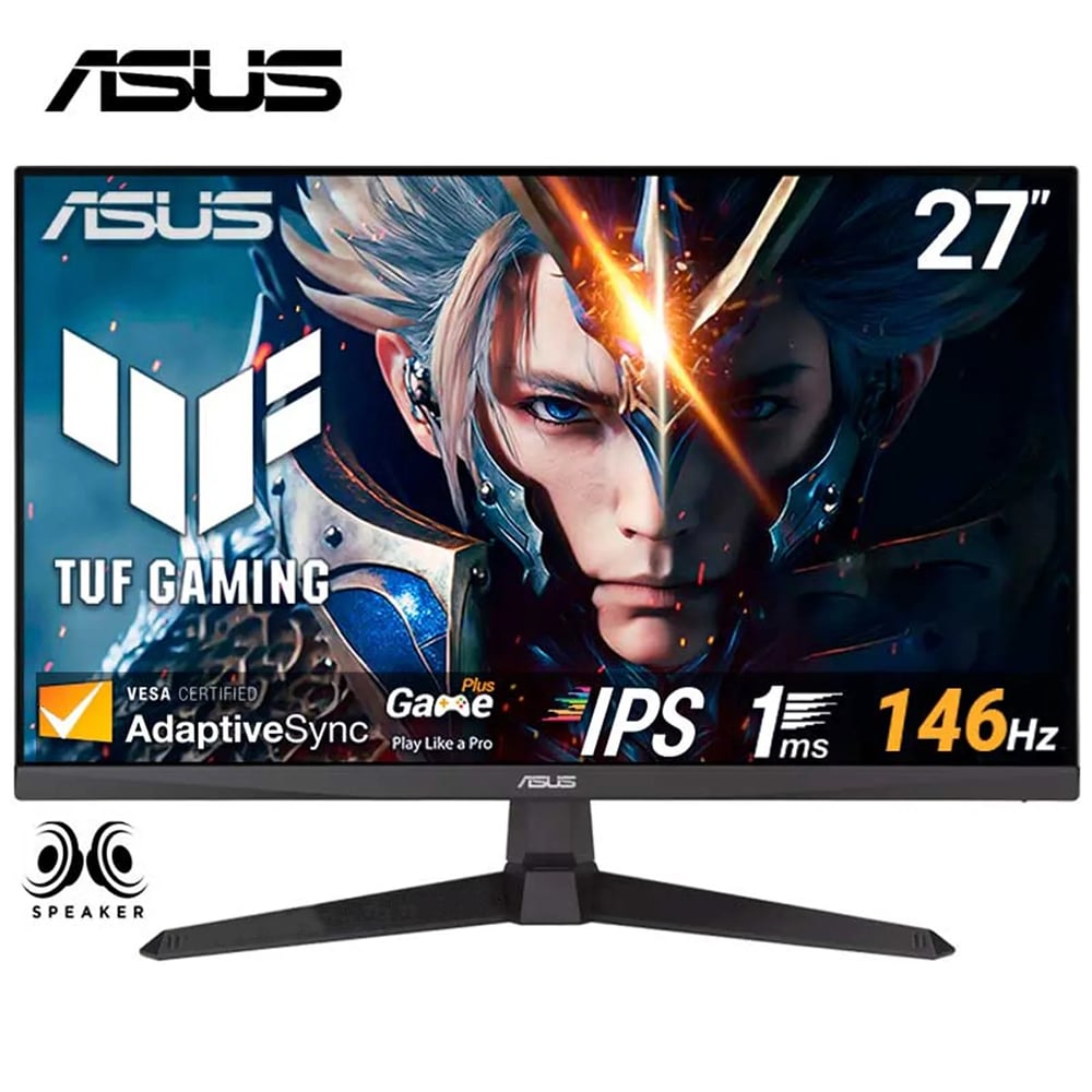 MONITOR ASUS TUF GAMING VG279QE5A, 27' FHD IPS, 146HZ, 1MS, PARLANTE - 1