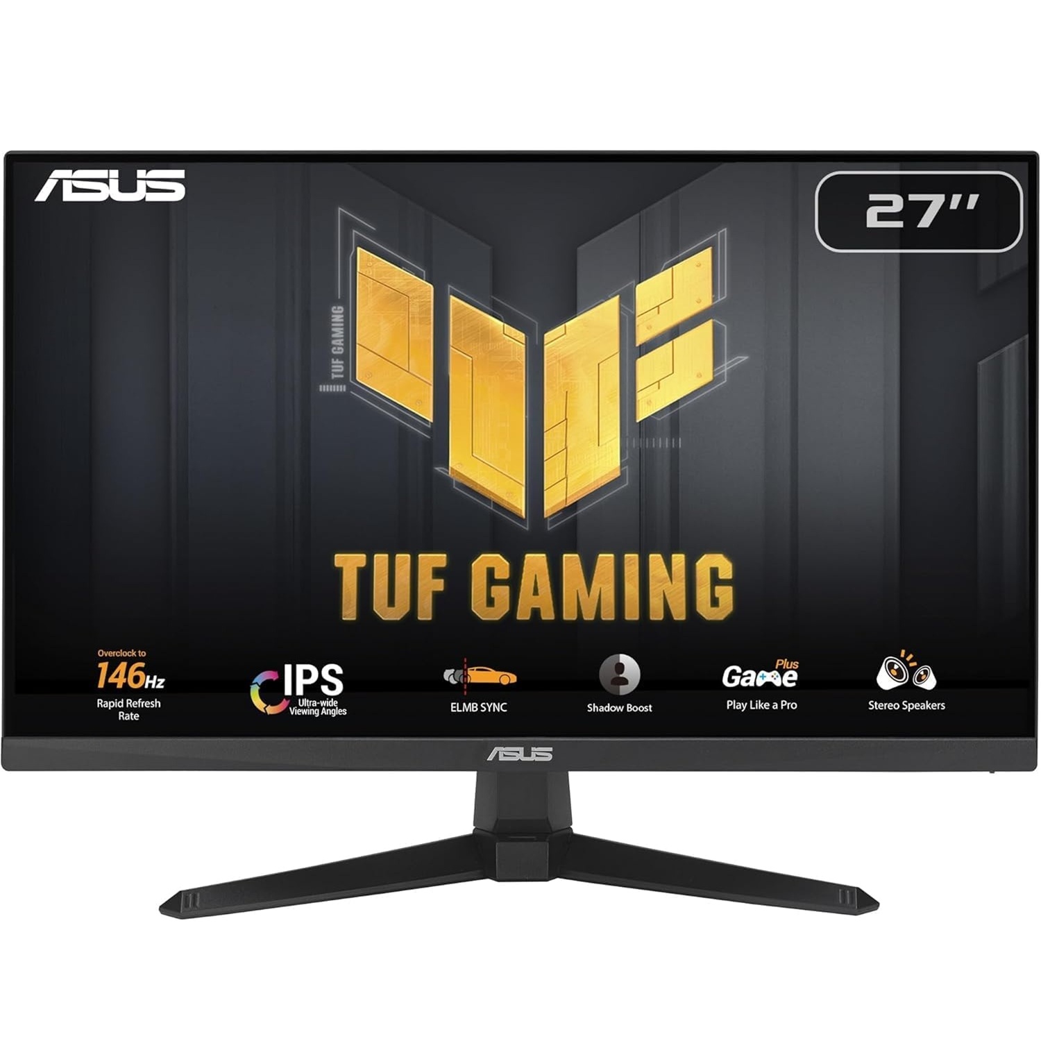 MONITOR ASUS TUF GAMING VG279QE5A, 27' FHD IPS, 146HZ, 1MS, PARLANTE - 2