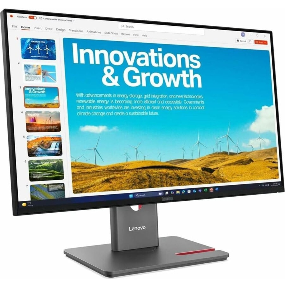 MONITOR LENOVO THINKVISION T24D-40, 24' WLED FHD IPS, 120HZ, 4MS, PIVOTE, PARLANTE - 2