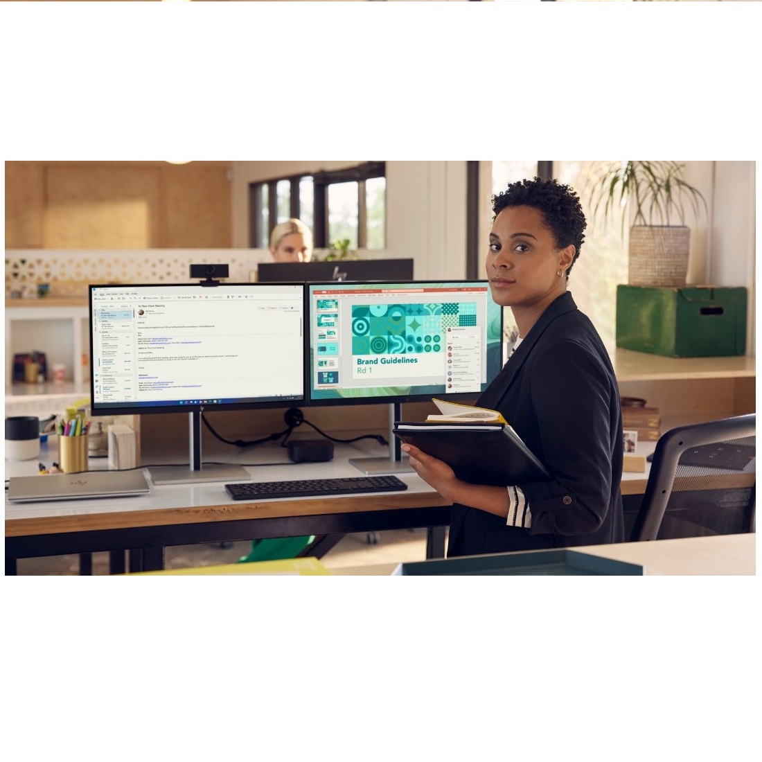 MONITOR HP E24T G5 TOUCH, 24' FHD IPS, 75HZ, 5MS, PIVOTE - 6