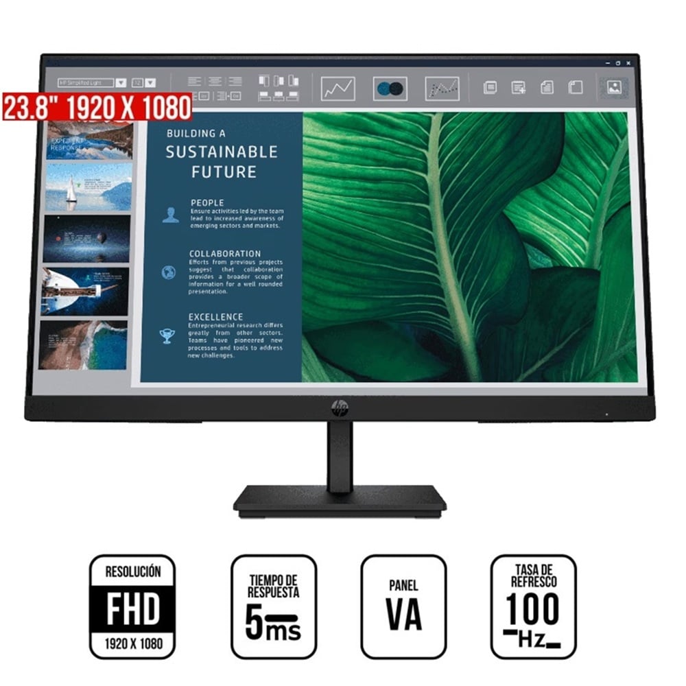 MONITOR HP SERIE 3 PRO 324PV, 24' WLED IPS, 100HZ, 5MS - 1