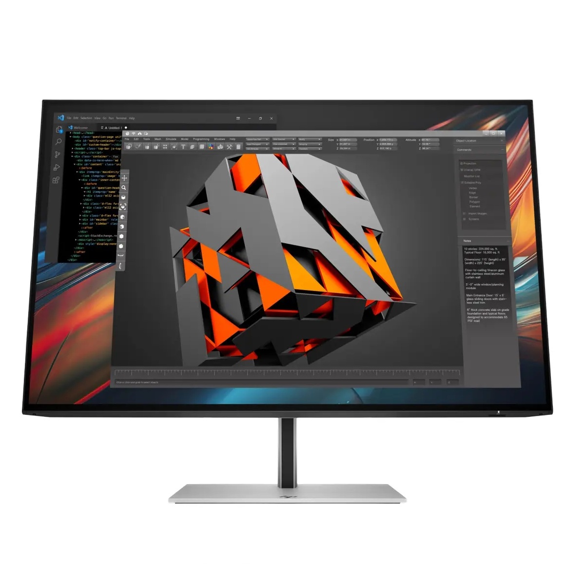 MONITOR HP SERIE 7 PRO 724PU, 24' WUXGA FHD, 100HZ, 5MS, PIVOTE - 3