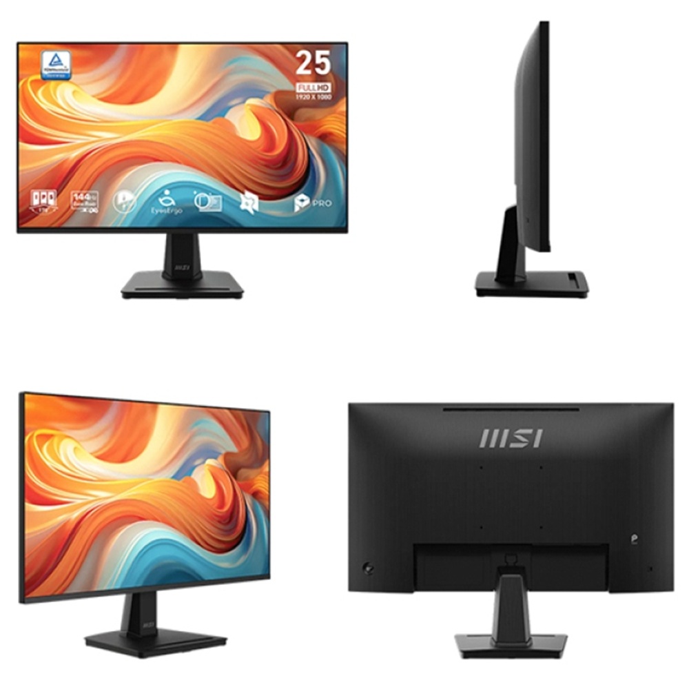 MONITOR MSI PRO MP251 E14L, 25' FHD IPS, 144HZ, 1MS - 4