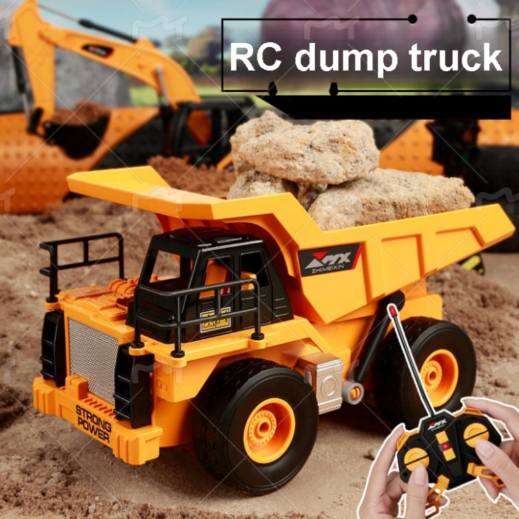 RC DUMP TRUCK CAMIÓN VOLQUETE CON CONTROL REMOTO A ESCALA 1:24 - 4