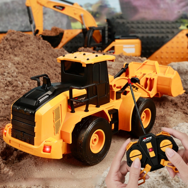 BULLDOZER CARGADOR FRONTAL DE 6 CH ESCALA 1/24 RC A CONTROL REMOTO - 5