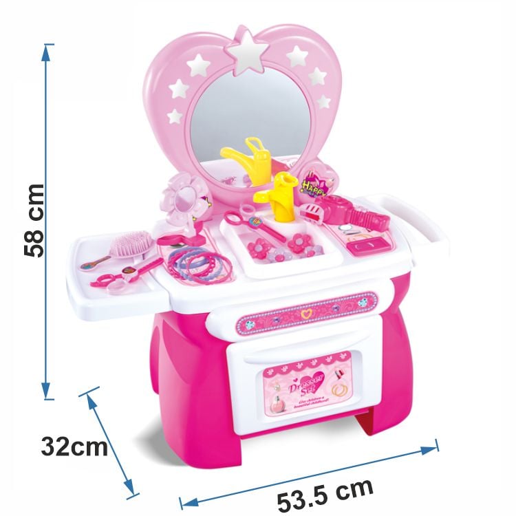 SET DE BELLEZA TOCADOR DE NIÑAS CON ACCESORIOS - 3