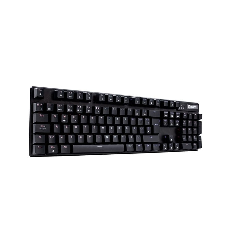 TECLADO MECANICO TEROS TE-4068G TE4068G RETROILUMINACIÓN RAINBOW USB ESPAÑOL - 2