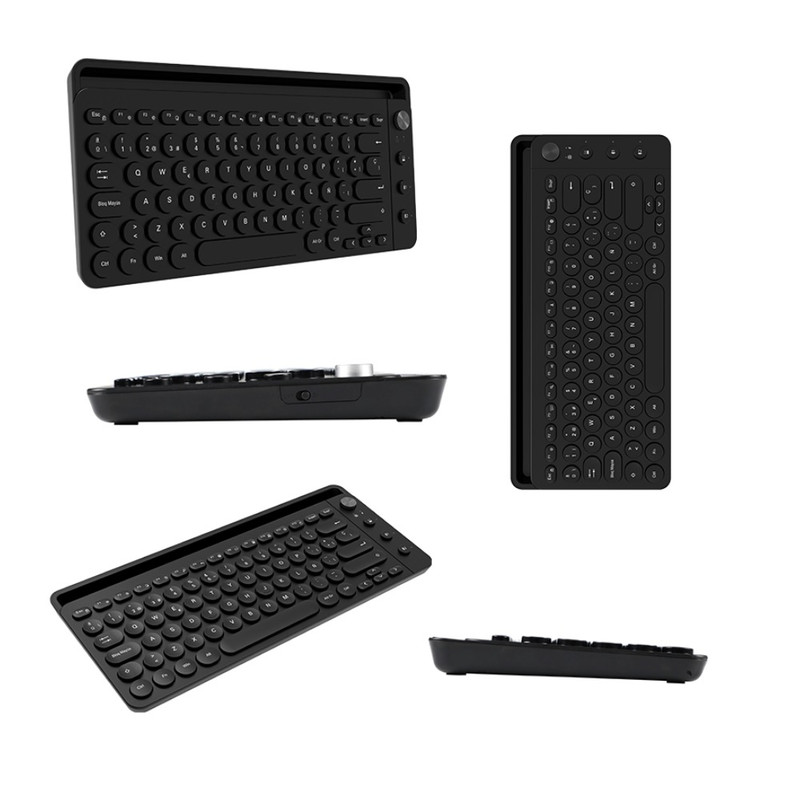 TECLADO INALÁMBRICO TEROS TE4064 TE-4064 80 TECLAS 2.4GHZ BLUETOOTH 3.0 Y 5.2 - 1