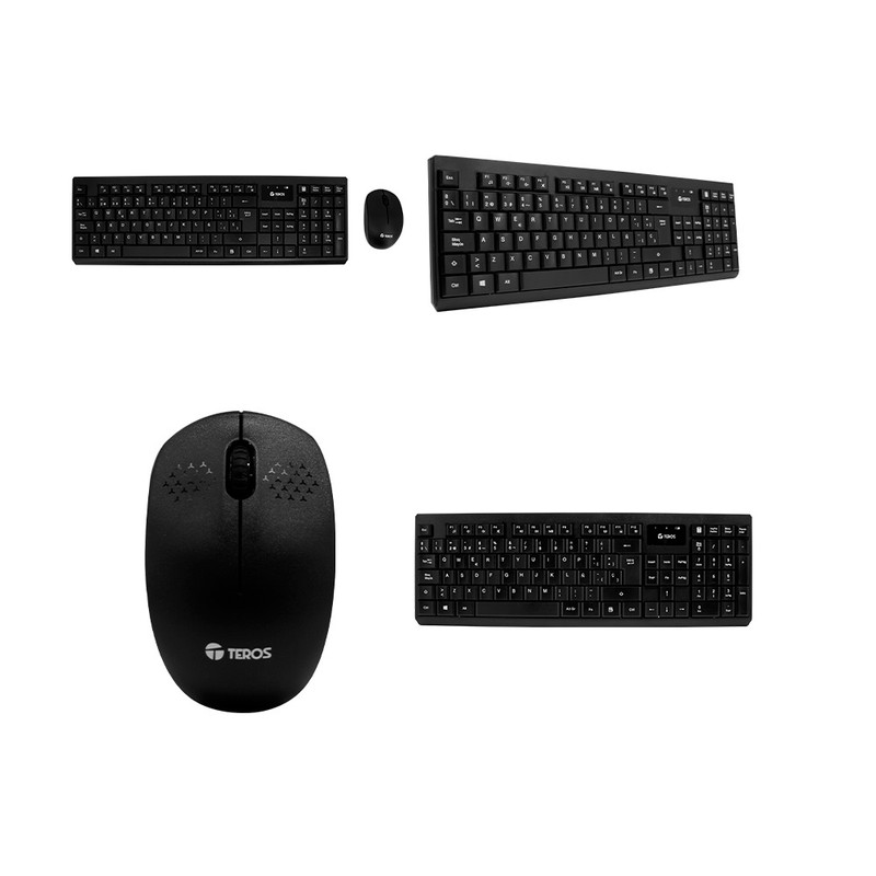KIT TECLADO Y MOUSE TEROS TE-4071S TE4071S INALÁMBRICO 2.4GHZ ESPAÑOL - 4
