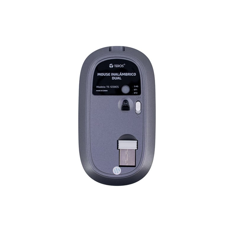 MOUSE INALÁMBRICO DUAL TEROS TE-1230CS TE1230CS 3 BOTONES 1200DPI - 2