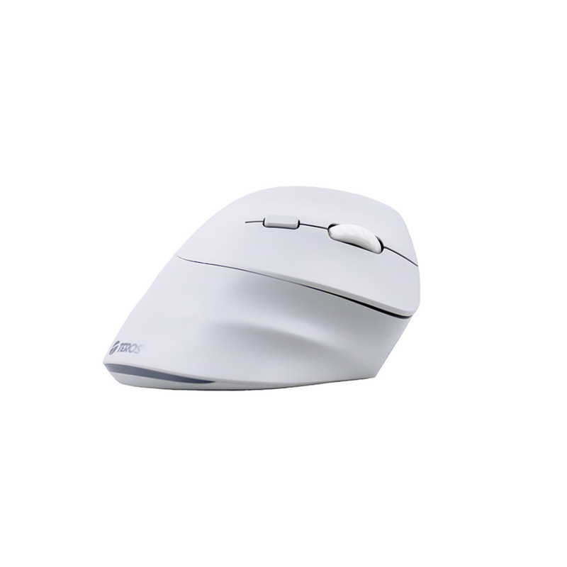 MOUSE INALAMBRICO TEROS TE-1236S TE1236S RGB BLANCO 6 BOTONES CON RUEDA - 1