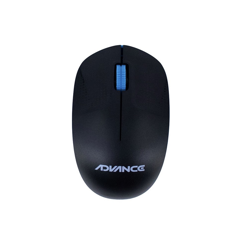 MOUSE INALÁMBRICO ADVANCE ADV-1238S USB 3 BOTONES AZUL - 1