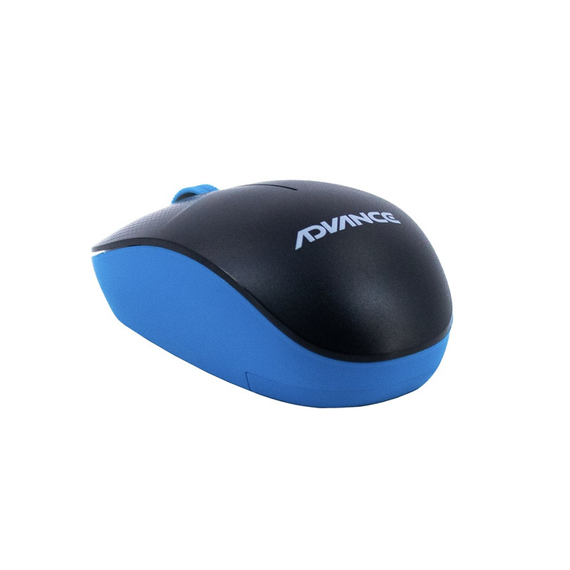 MOUSE INALÁMBRICO ADVANCE ADV-1238S USB 3 BOTONES AZUL - 2