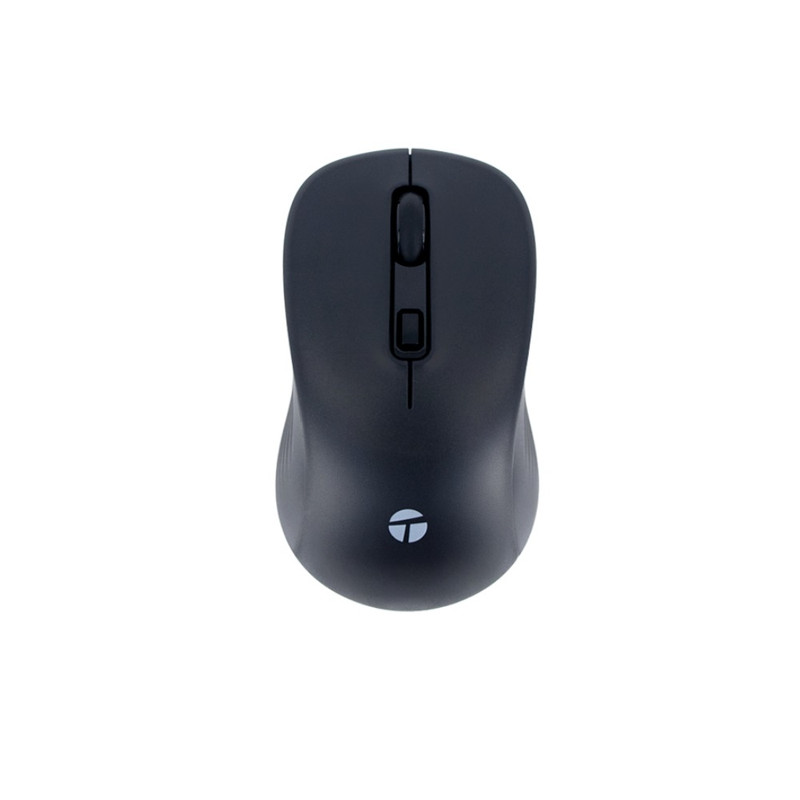 MOUSE INALÁMBRICO TEROS TE-1231S TE1231S 2.4GHZ BT 5.0 4 BOTONES USB NEGRO - 1