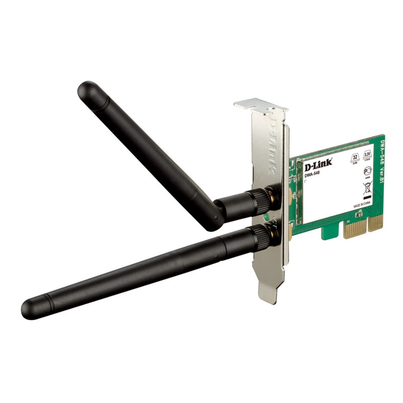 TARJETA WIRELESS D-LINK DWA-548 802.11G/N 300 MBPS PCI-E 2DBI - 1